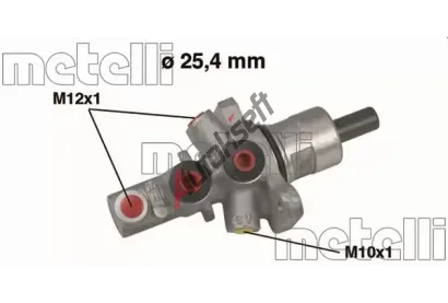 METELLI Hlavní brzdový válec MT 05-0517, 05-0517 METELLI Hlavní brzdový válec MT 05-0517, 05-0517