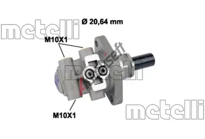 METELLI Hlavní brzdový válec MT 05-0520, 05-0520 METELLI Hlavní brzdový válec MT 05-0520, 05-0520