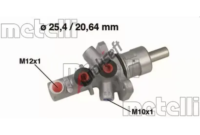 METELLI Hlavní brzdový válec MT 05-0561, 05-0561 METELLI Hlavní brzdový válec MT 05-0561, 05-0561