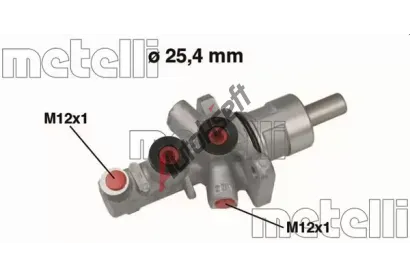 METELLI Hlavní brzdový válec MT 05-0566, 05-0566 METELLI Hlavní brzdový válec MT 05-0566, 05-0566