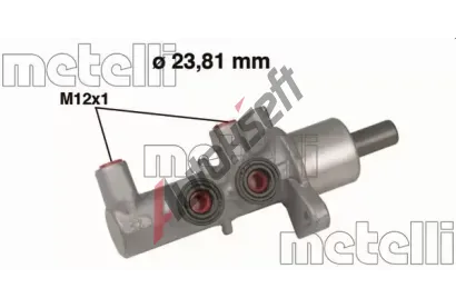 METELLI Hlavní brzdový válec MT 05-0567, 05-0567 METELLI Hlavní brzdový válec MT 05-0567, 05-0567