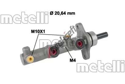 METELLI Hlavní brzdový válec MT 05-0589, 05-0589 METELLI Hlavní brzdový válec MT 05-0589, 05-0589