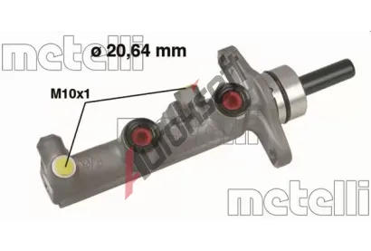 METELLI Hlavní brzdový válec MT 05-0590, 05-0590 METELLI Hlavní brzdový válec MT 05-0590, 05-0590