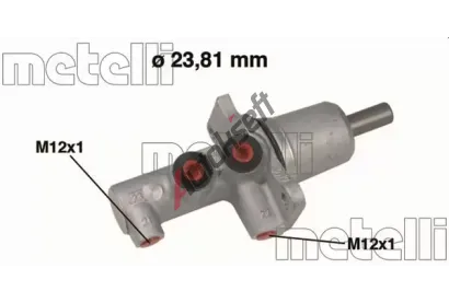 METELLI Hlavní brzdový válec MT 05-0617, 05-0617 METELLI Hlavní brzdový válec MT 05-0617, 05-0617
