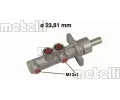 Hlavn� brzdov� v�lec&nbsp;METELLI&nbsp;&dash;&nbsp;MT 05-0633