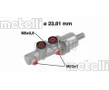 Hlavn� brzdov� v�lec&nbsp;METELLI&nbsp;&dash;&nbsp;MT 05-0668