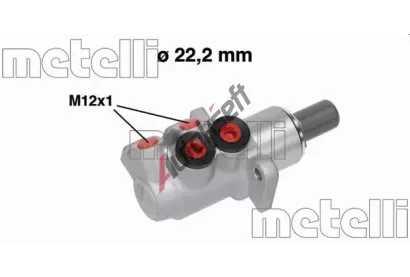 METELLI Hlavní brzdový válec MT 05-0673, 05-0673 METELLI Hlavní brzdový válec MT 05-0673, 05-0673