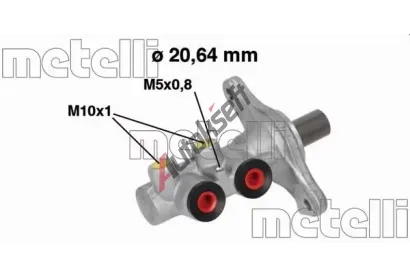 METELLI Hlavní brzdový válec MT 05-0682, 05-0682 METELLI Hlavní brzdový válec MT 05-0682, 05-0682