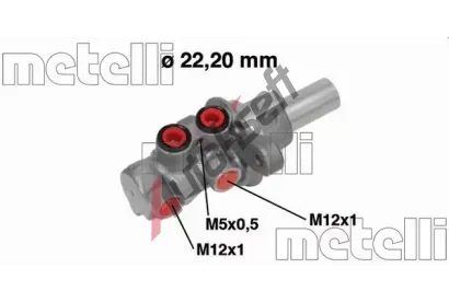 METELLI Hlavn brzdov vlec MT 05-0686, 05-0686