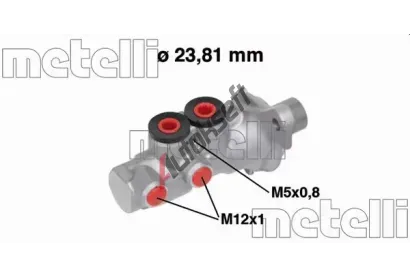 METELLI Hlavní brzdový válec MT 05-0695, 05-0695 METELLI Hlavní brzdový válec MT 05-0695, 05-0695