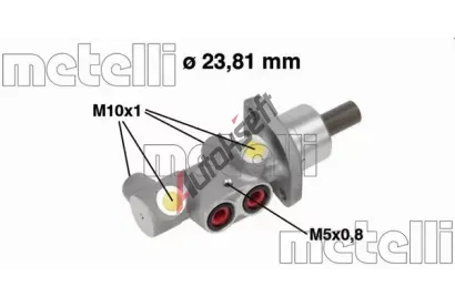 METELLI Hlavní brzdový válec MT 05-0704, 05-0704 METELLI Hlavní brzdový válec MT 05-0704, 05-0704