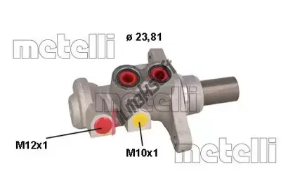 METELLI Hlavní brzdový válec MT 05-0706, 05-0706 METELLI Hlavní brzdový válec MT 05-0706, 05-0706
