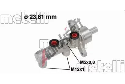 METELLI Hlavn brzdov vlec MT 05-0712, 05-0712