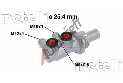 METELLI Hlavní brzdový válec MT 05-0717, 05-0717 METELLI Hlavní brzdový válec MT 05-0717, 05-0717