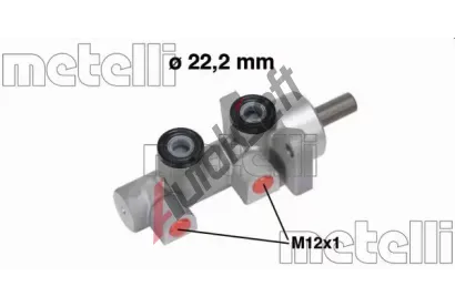 METELLI Hlavní brzdový válec MT 05-0723, 05-0723 METELLI Hlavní brzdový válec MT 05-0723, 05-0723