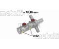Hlavn� brzdov� v�lec&nbsp;METELLI&nbsp;&dash;&nbsp;MT 05-0728