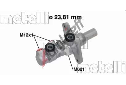 METELLI Hlavn brzdov vlec MT 05-0742, 05-0742