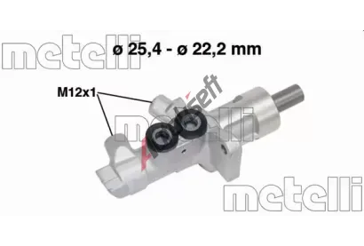 METELLI Hlavní brzdový válec MT 05-0744, 05-0744 METELLI Hlavní brzdový válec MT 05-0744, 05-0744