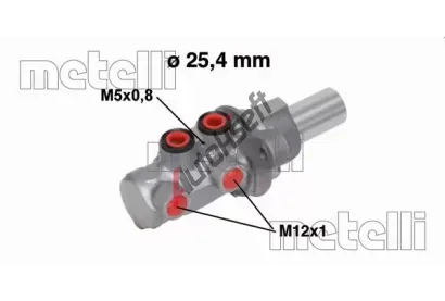 METELLI Hlavní brzdový válec MT 05-0754, 05-0754 METELLI Hlavní brzdový válec MT 05-0754, 05-0754