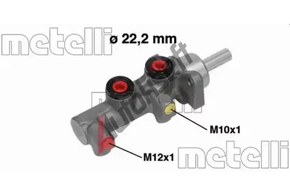 METELLI Hlavní brzdový válec MT 05-0755, 05-0755 METELLI Hlavní brzdový válec MT 05-0755, 05-0755