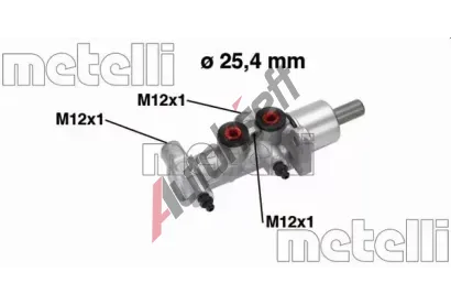 METELLI Hlavní brzdový válec MT 05-0766, 05-0766 METELLI Hlavní brzdový válec MT 05-0766, 05-0766