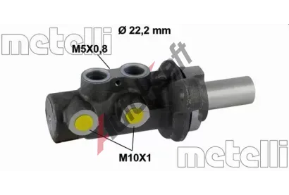 METELLI Hlavní brzdový válec MT 05-0782, 05-0782 METELLI Hlavní brzdový válec MT 05-0782, 05-0782