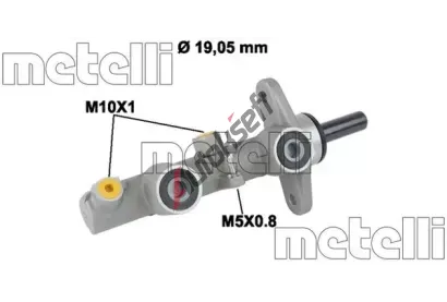 METELLI Hlavní brzdový válec MT 05-0813, 05-0813 METELLI Hlavní brzdový válec MT 05-0813, 05-0813