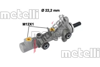 METELLI Hlavní brzdový válec MT 05-0825, 05-0825 METELLI Hlavní brzdový válec MT 05-0825, 05-0825