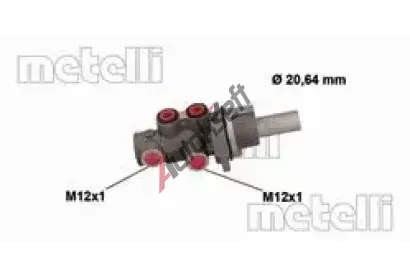 METELLI Hlavní brzdový válec MT 05-0887, 05-0887 METELLI Hlavní brzdový válec MT 05-0887, 05-0887