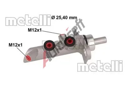 METELLI Hlavní brzdový válec MT 05-0891, 05-0891 METELLI Hlavní brzdový válec MT 05-0891, 05-0891