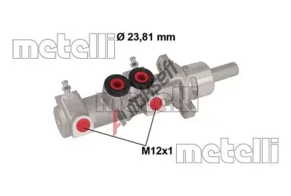 METELLI Hlavní brzdový válec MT 05-0901, 05-0901 METELLI Hlavní brzdový válec MT 05-0901, 05-0901