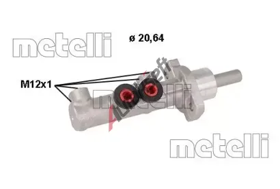 METELLI Hlavní brzdový válec MT 05-1118, 05-1118 METELLI Hlavní brzdový válec MT 05-1118, 05-1118