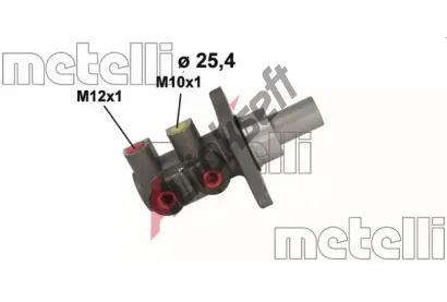METELLI Hlavní brzdový válec MT 05-1129, 05-1129  METELLI Hlavní brzdový válec MT 05-1129, 05-1129