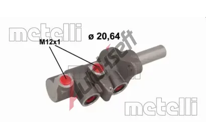 METELLI Hlavní brzdový válec MT 05-1132, 05-1132 METELLI Hlavní brzdový válec MT 05-1132, 05-1132