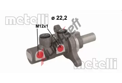 METELLI Hlavní brzdový válec MT 05-1150, 05-1150 METELLI Hlavní brzdový válec MT 05-1150, 05-1150