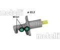 Hlavn� brzdov� v�lec&nbsp;METELLI&nbsp;&dash;&nbsp;MT 05-1224