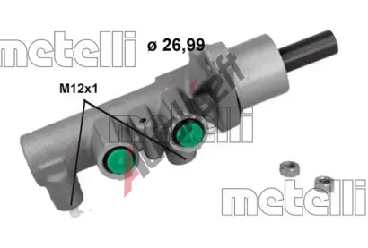 METELLI Hlavní brzdový válec MT 05-1248, 05-1248 METELLI Hlavní brzdový válec MT 05-1248, 05-1248