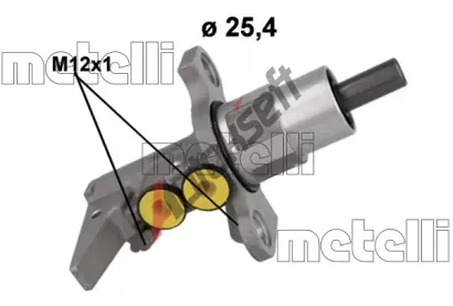 METELLI Hlavn� brzdov� v�lec MT 05-1257, 05-1257
