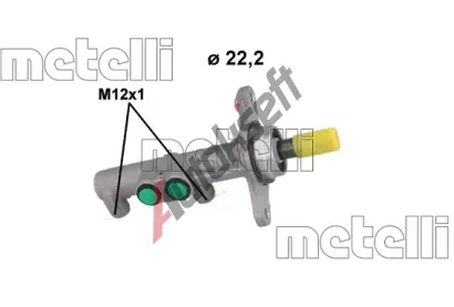 METELLI Hlavní brzdový válec MT 05-1267, 05-1267  METELLI Hlavní brzdový válec MT 05-1267, 05-1267