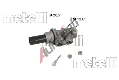 METELLI Hlavní brzdový válec MT 05-1281, 05-1281 METELLI Hlavní brzdový válec MT 05-1281, 05-1281