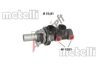 METELLI Hlavn brzdov vlec MT 05-1287, 05-1287