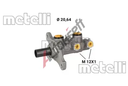 METELLI Hlavní brzdový válec MT 05-1291, 05-1291 METELLI Hlavní brzdový válec MT 05-1291, 05-1291