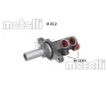 Hlavn� brzdov� v�lec&nbsp;METELLI&nbsp;&dash;&nbsp;MT 05-1296