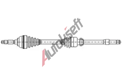 METELLI Hnací hřídel MT 17-1220, 17-1220 METELLI Hnací hřídel MT 17-1220, 17-1220