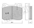 METELLI Sada brzdovch destiek ‐ MT 22-0011-0