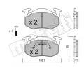 METELLI Sada brzdovch destiek ‐ MT 22-0038-1