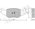 Sada brzdovch destiek METELLI ‐ MT 22-0047-0