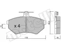 METELLI Sada brzdovch destiek ‐ MT 22-0050-0