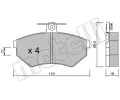 METELLI Sada brzdovch destiek ‐ MT 22-0050-2