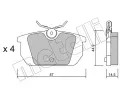 METELLI Sada brzdovch destiek ‐ MT 22-0064-0